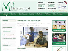 Tablet Screenshot of millenniumvets.co.uk